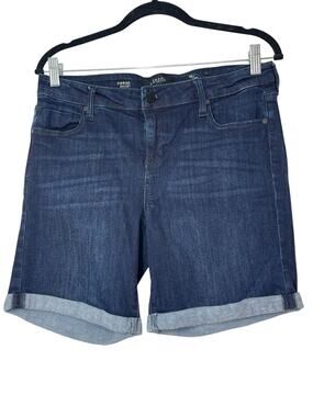Liverpool Los Angeles Jean Shorts Jorts Corine Cuffee Denim 7" Inseam Size 10 30